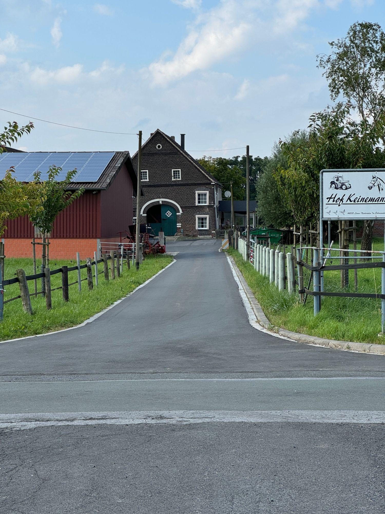 Erneuerung Hofzufahrt